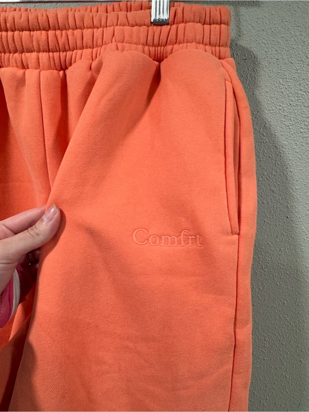 Comfrt Signature Straight Leg Sweatpants Coral - Picture 5 of 7